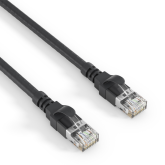 AVIT Media - CAT 6A Patch Cable. AWG 26 - black - 1.50m