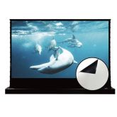 Vividstorm - 84" Floor Rising Tension Screen in Cinema White for Normal Projector - Black