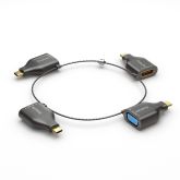 IQ Series - 4K USB-C Adapter Ring with four Adapters