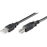 PureAffiliate - USB 2.0 Cable. A/B - black 5.00m