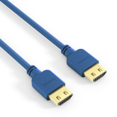 PureInstall - Slim HDMI Cable 0.50m - Blue