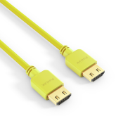PureInstall - Slim HDMI Cable 1.00m - Yellow