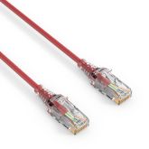AVIT Media - CAT 6 Patch Cable. SLIM - red - 1.00m