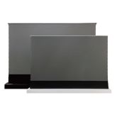 Vividstorm - 92" Acoustically Transparent Floor Rising Screen in Cinema White for Standard Projectors - White